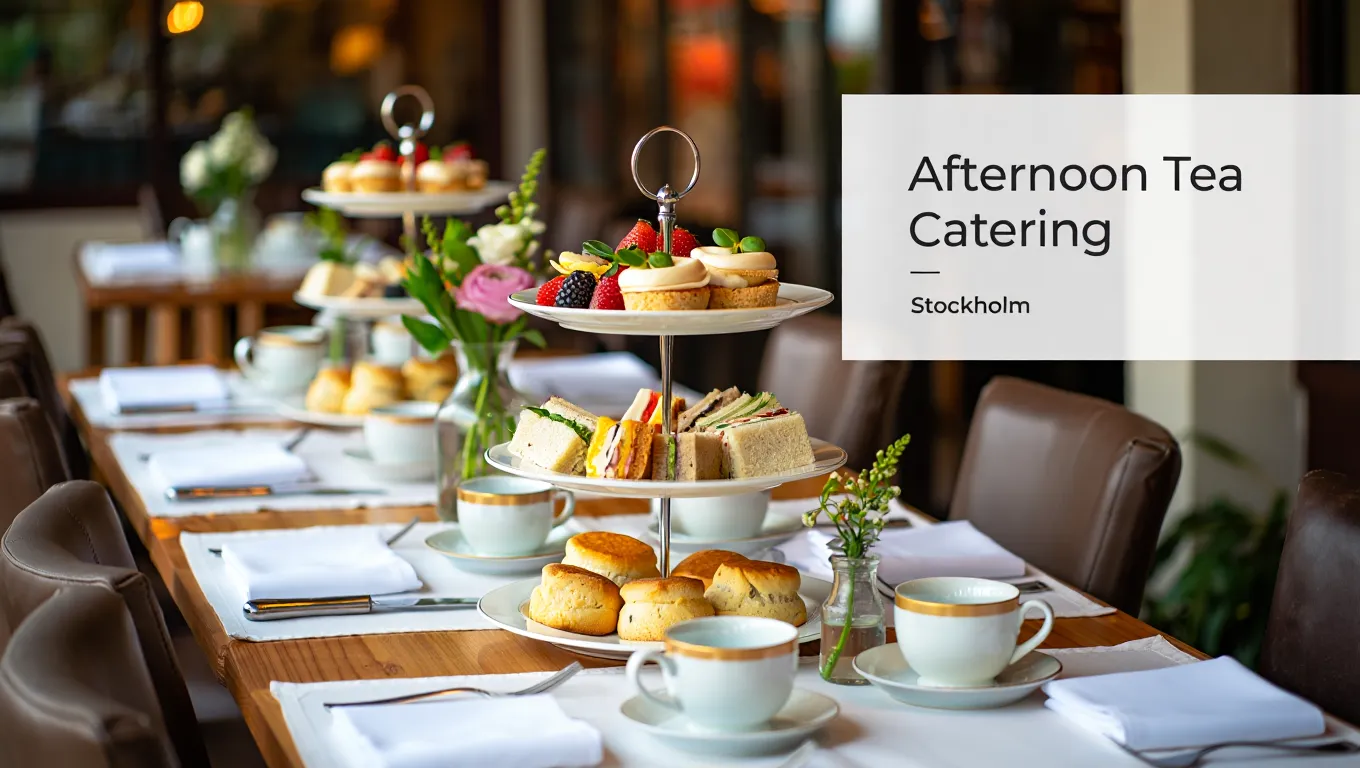 Afternoon Tea Catering Stockholm