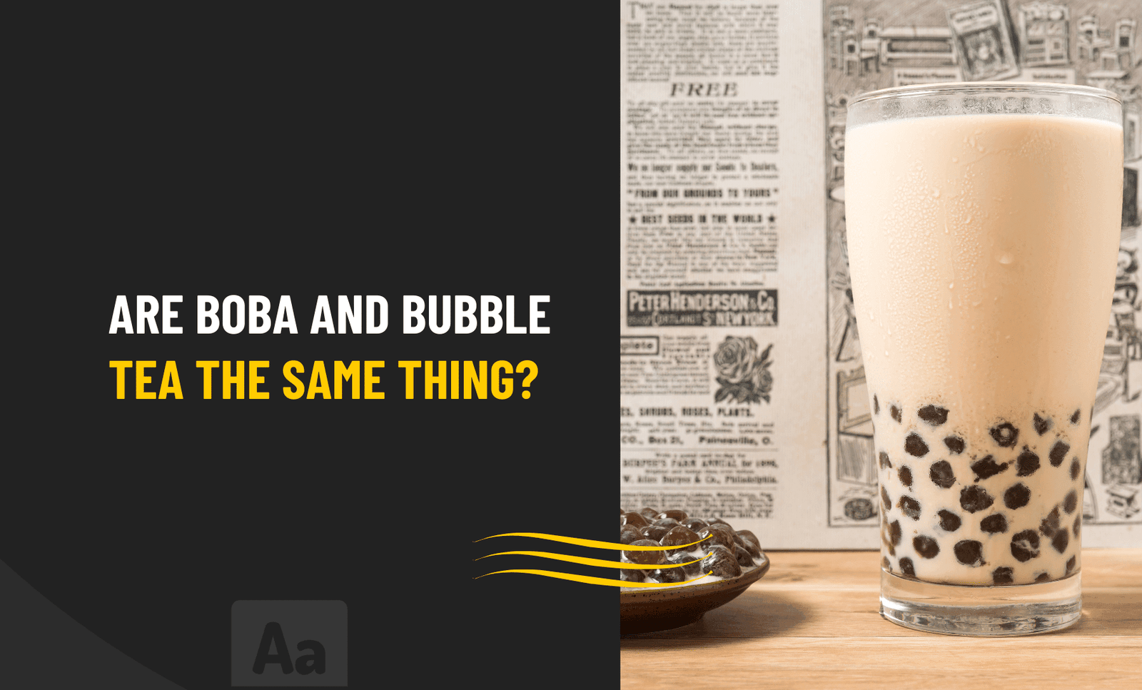 Are Boba And Bubble Tea The Same Thing?