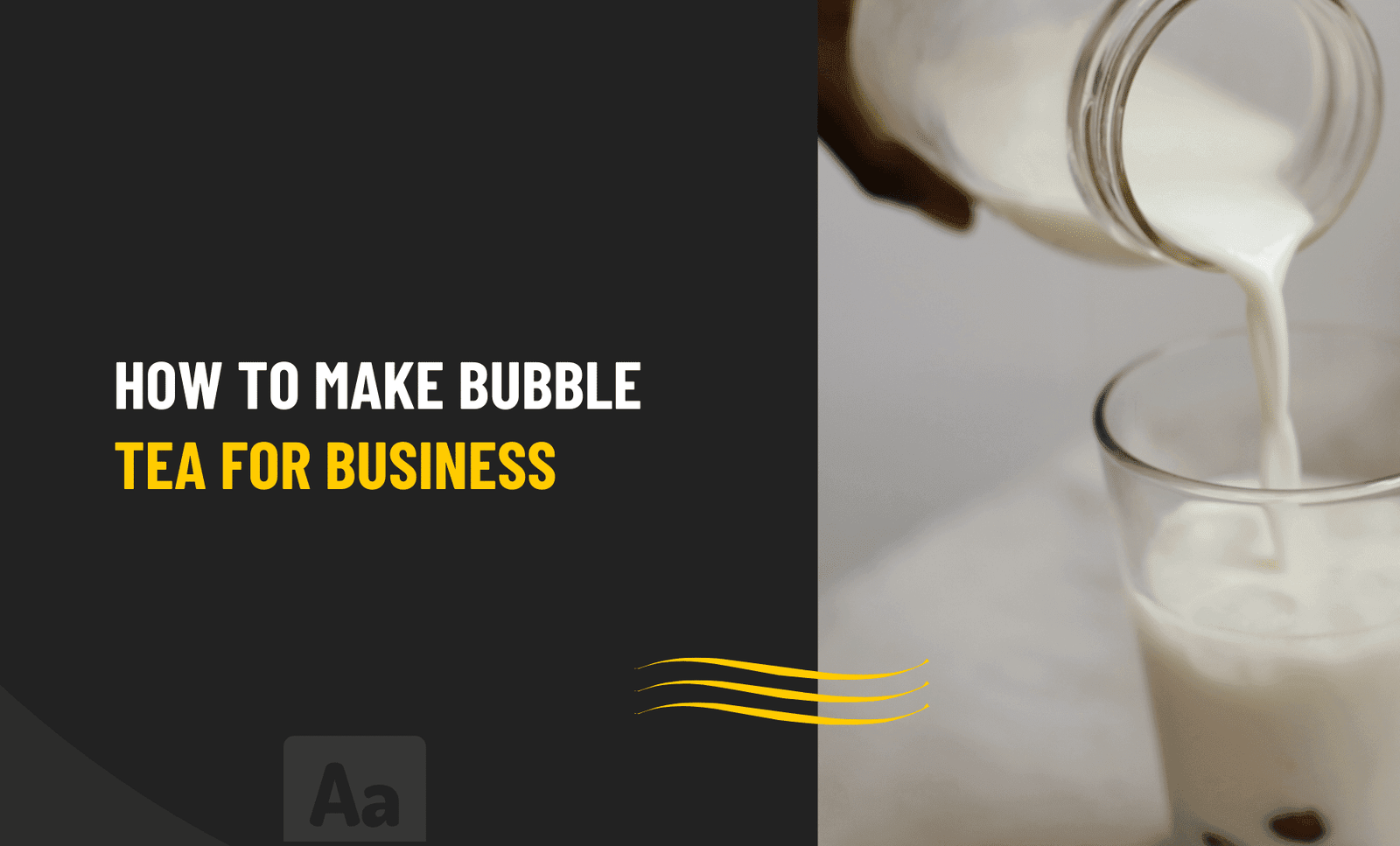 How To Make Bubble Tea For Business