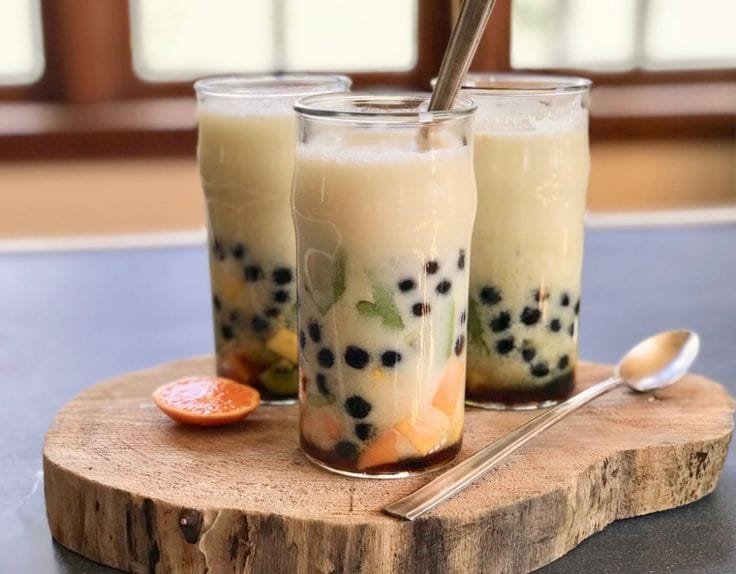 Lisbon Lemon and Mint Bubble Tea