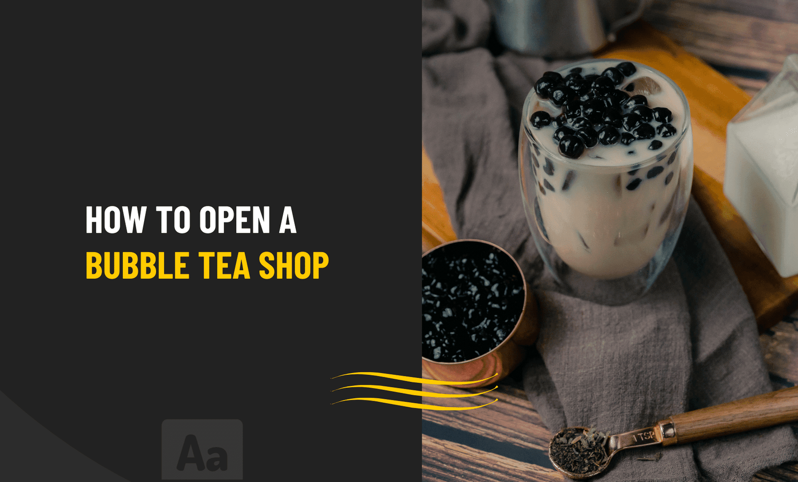 How to Open a Bubble Tea Shop