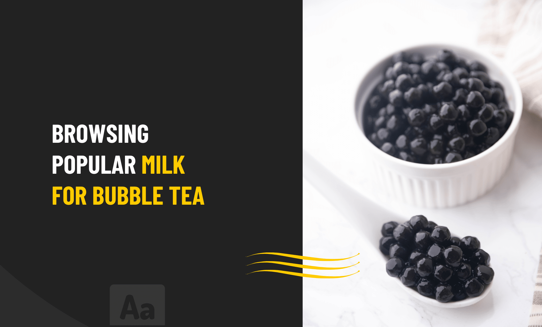 Popular Milk for Bubble Tea