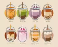 Different Bubble Tea Flavours