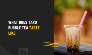 What does Taro Bubble Tea Taste Like