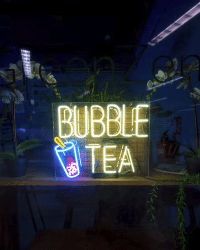 bubble tea, matcha bubble tea