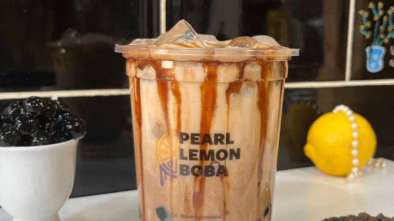 Pearl lemon boba