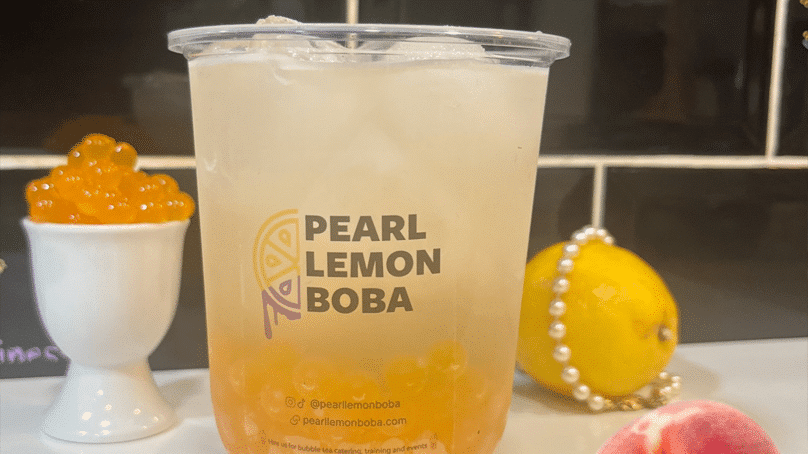 Pearl lemon boba