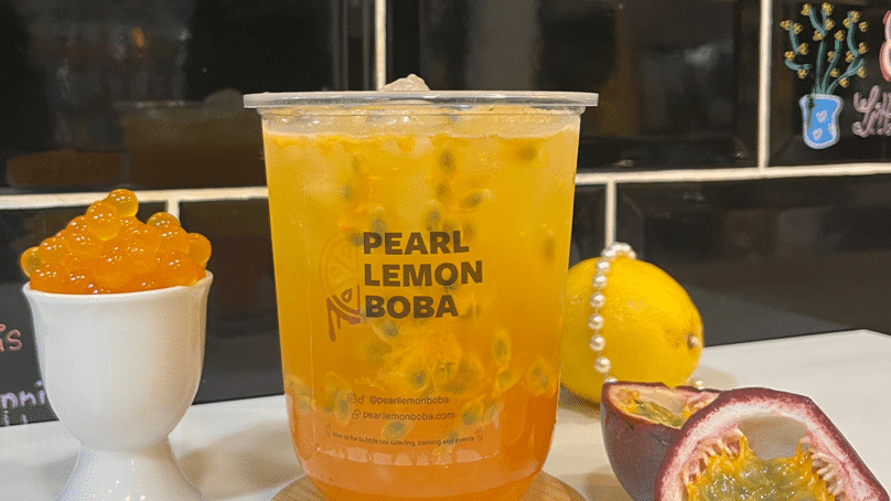 Pearl lemon boba