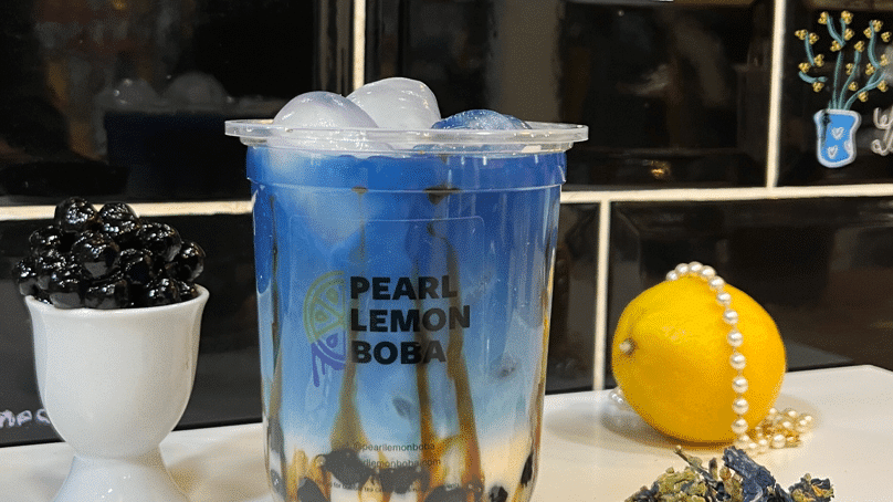 Pearl lemon boba