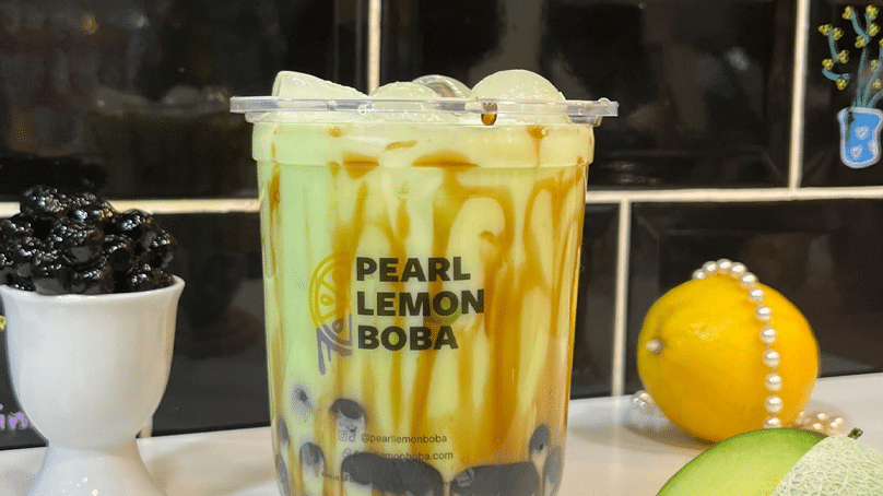 Pearl lemon boba