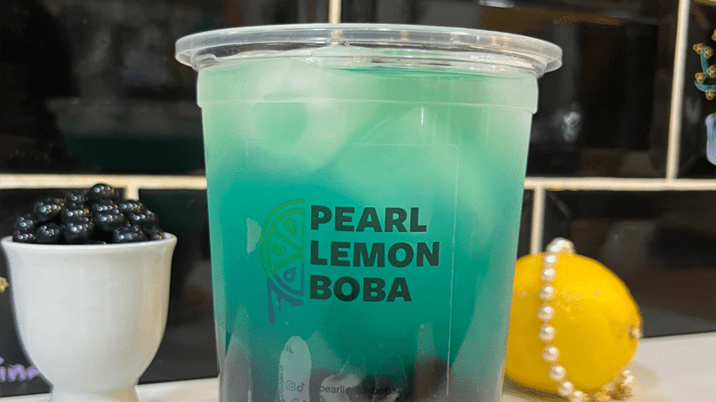 Pearl lemon boba