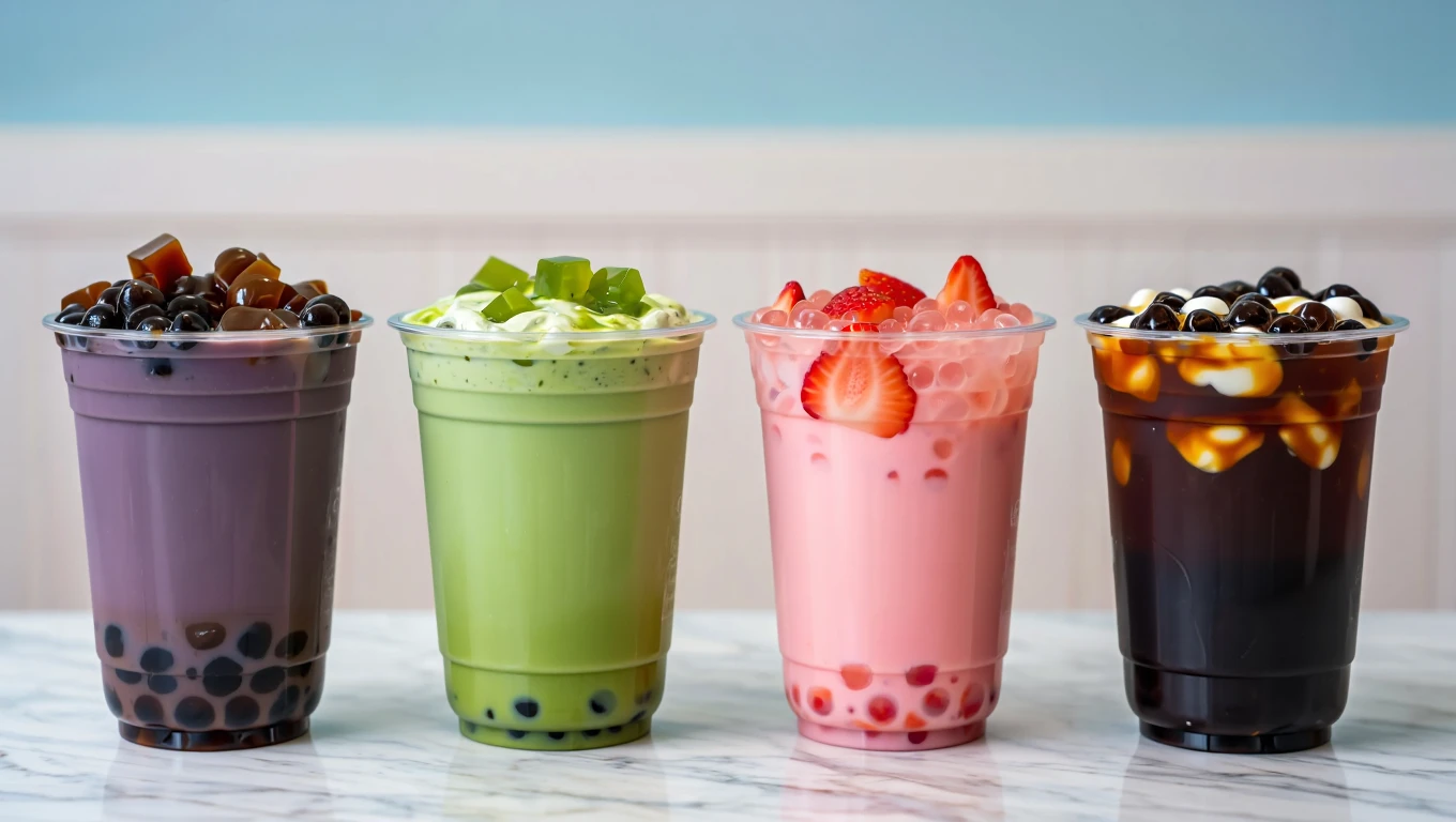 A World of Bubble Tea Flavours Awaits You