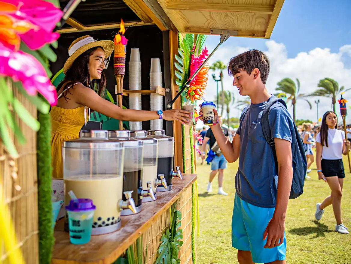 Bubble Tea Catering for Festivals and Public Events