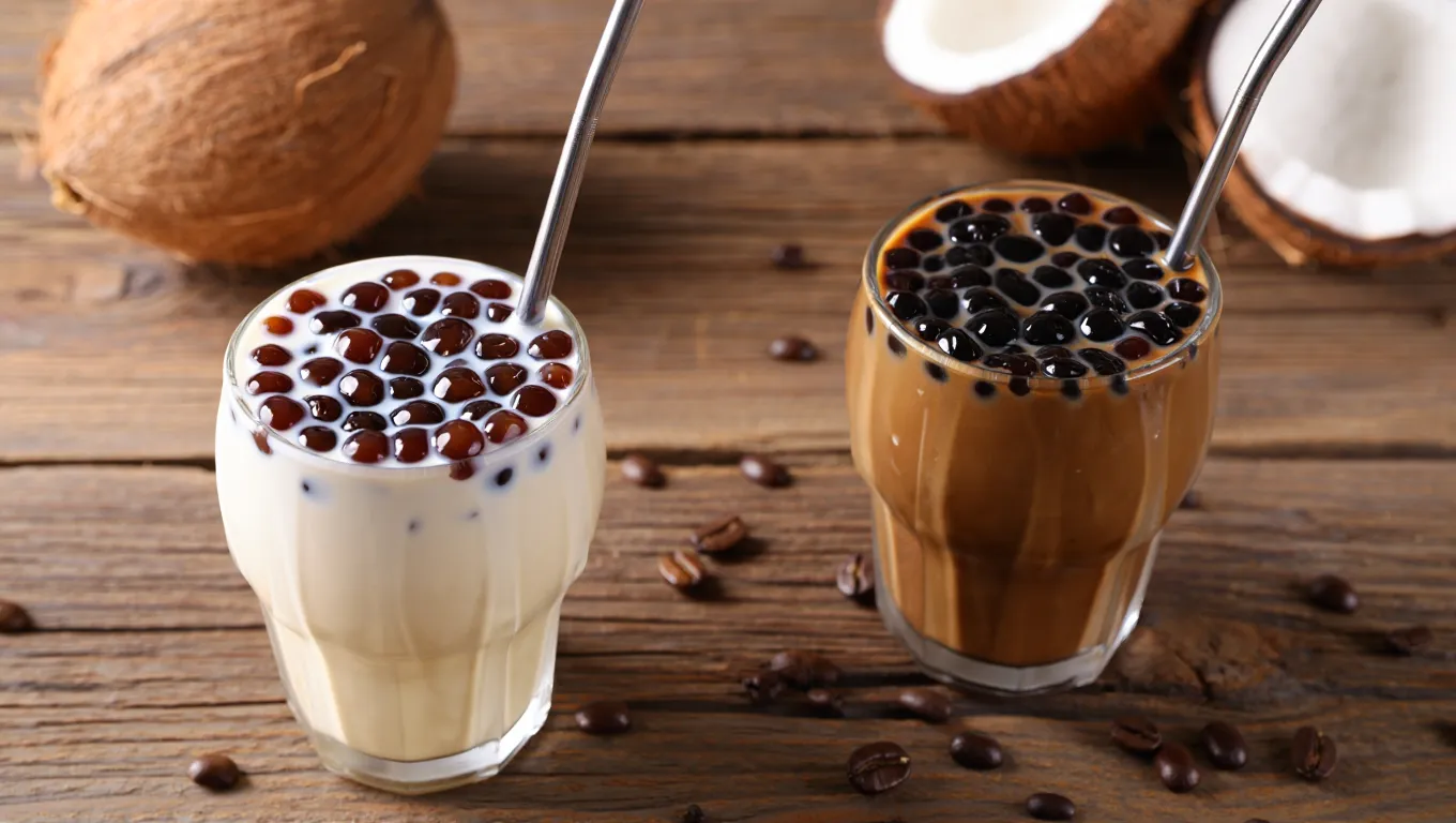 Coconut Milk Tea & Coffee Boba