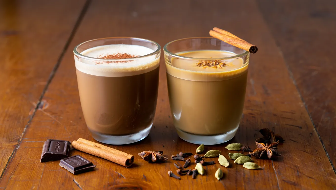 Mocha Milk Tea & Chai Milk Tea