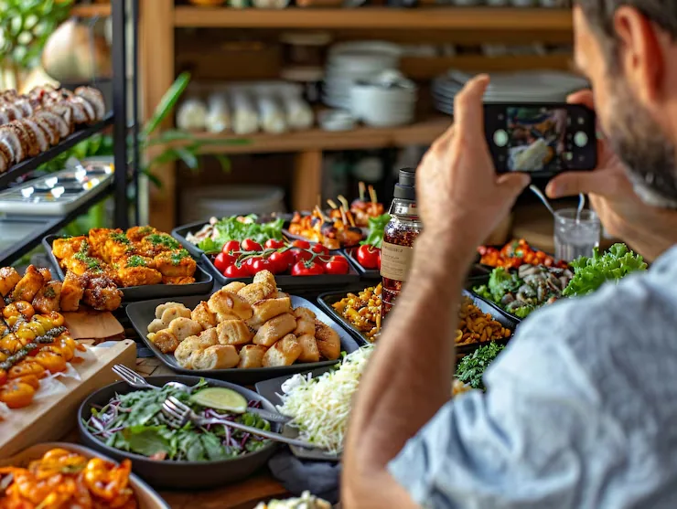 Personalized services catering show food